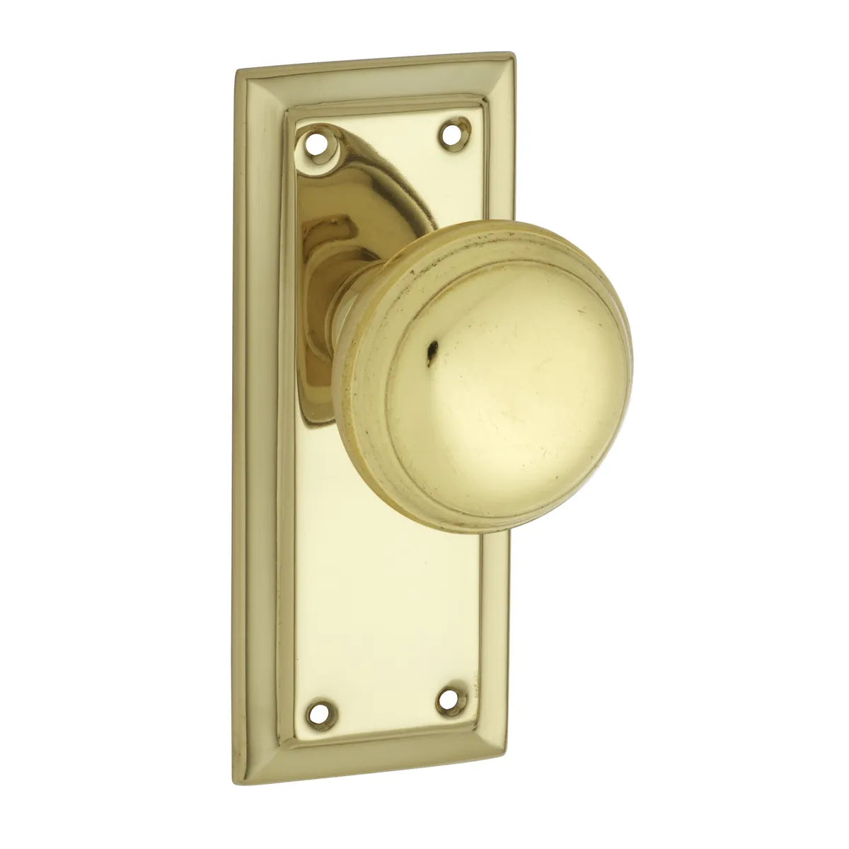 Richmond Door Knob - Short Backplate