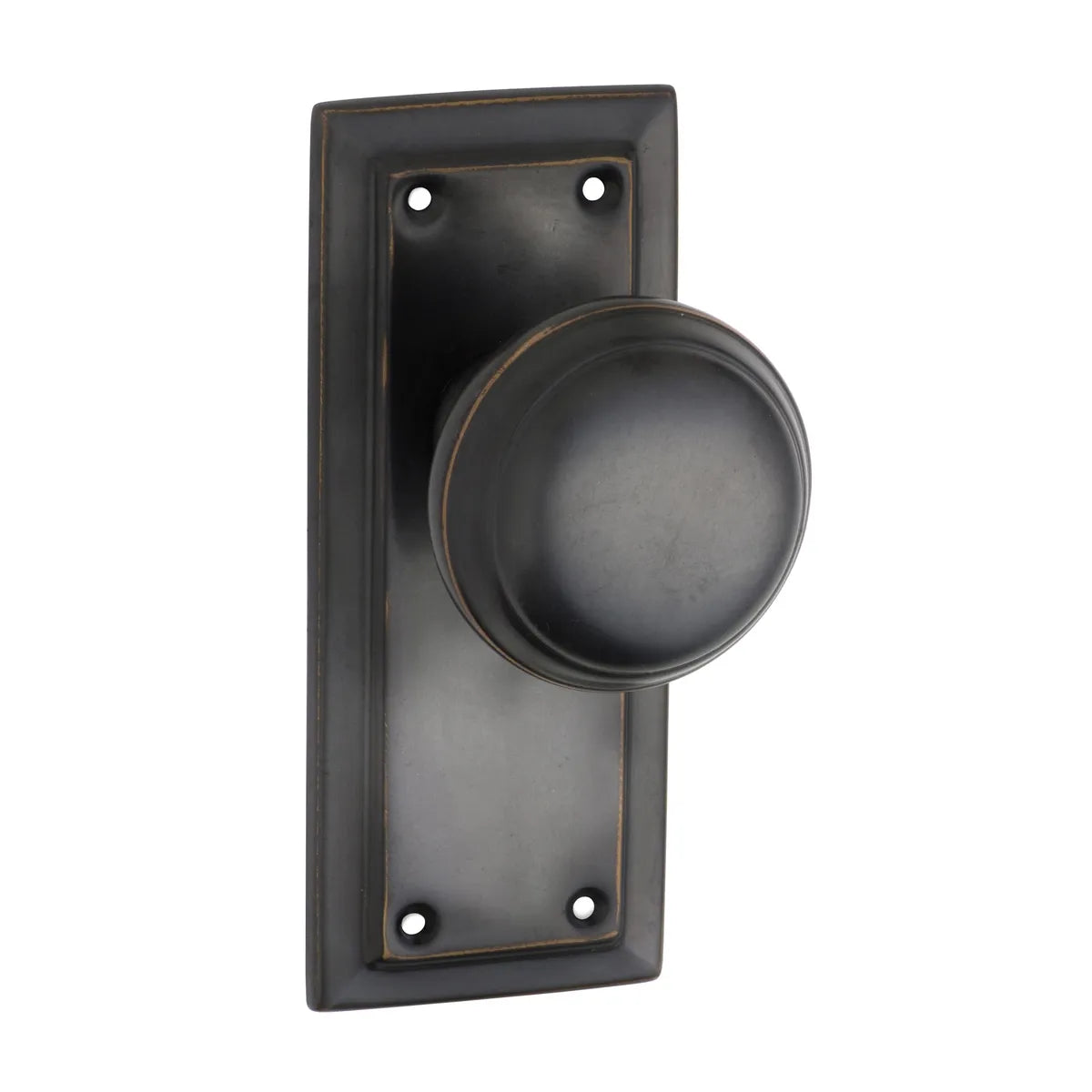 Richmond Door Knob - Short Backplate