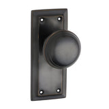 Richmond Door Knob - Short Backplate