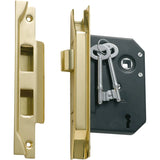 Rebated 3 Lever Mortice Lock - Backset 57mm