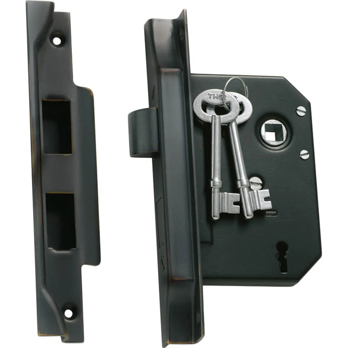 Rebated 3 Lever Mortice Lock - Backset 57mm