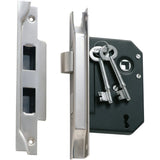 Rebated 3 Lever Mortice Lock - Backset 57mm