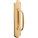 Offset Pull Handle on Backplate - H250xW50xP50mm