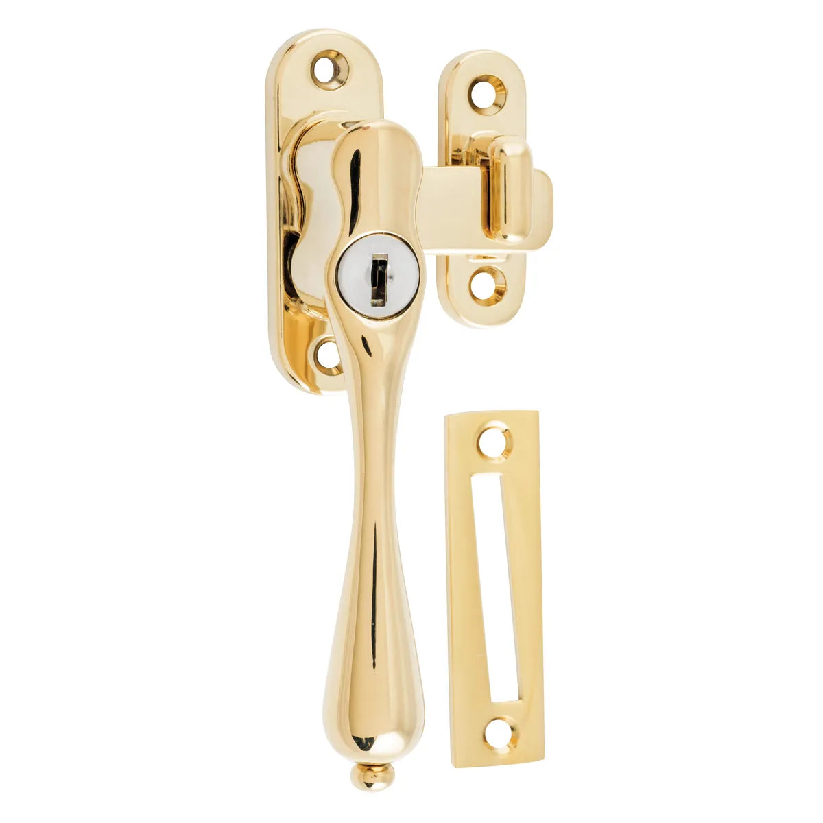 Locking Casement Fastener - Left Hand