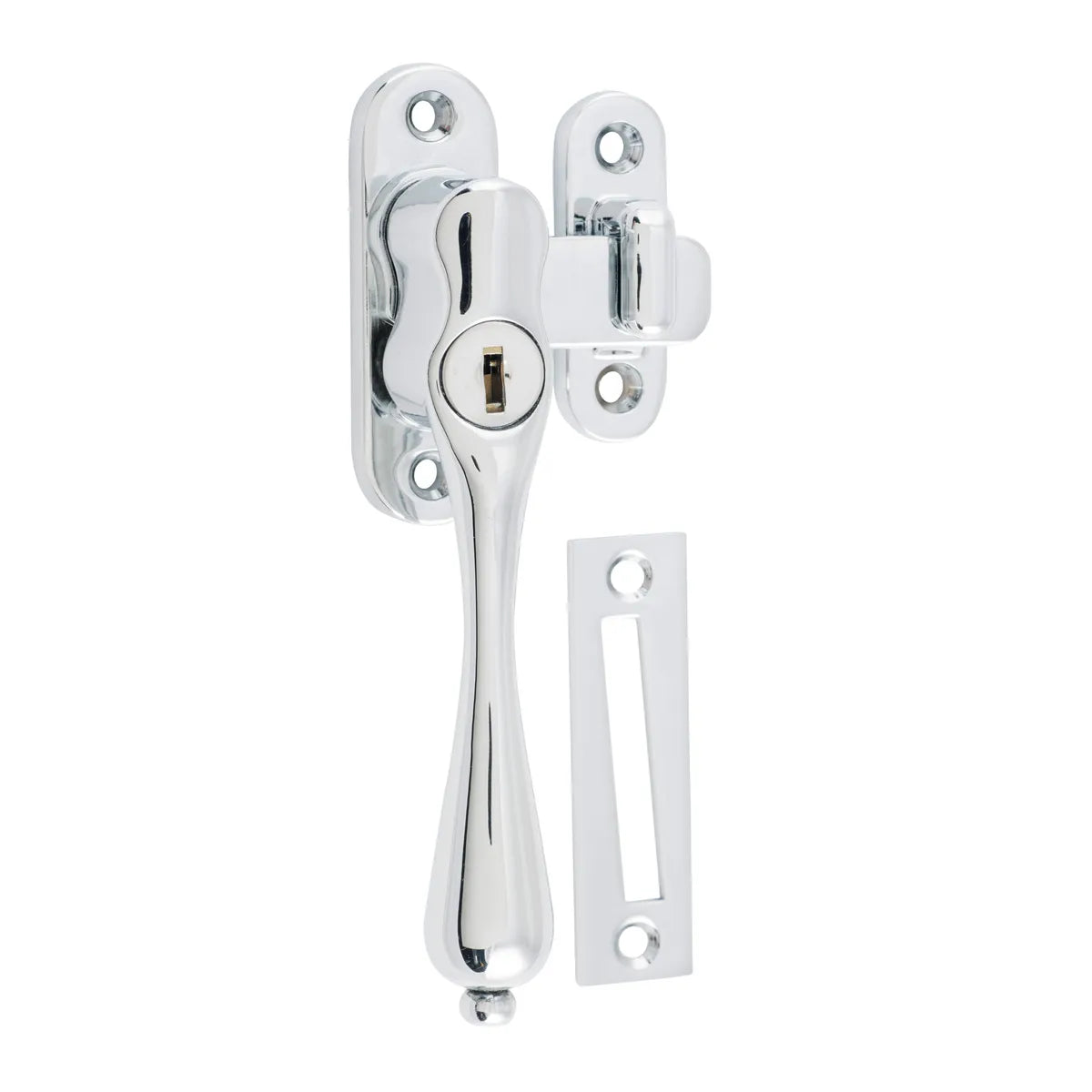 Locking Casement Fastener - Left Hand