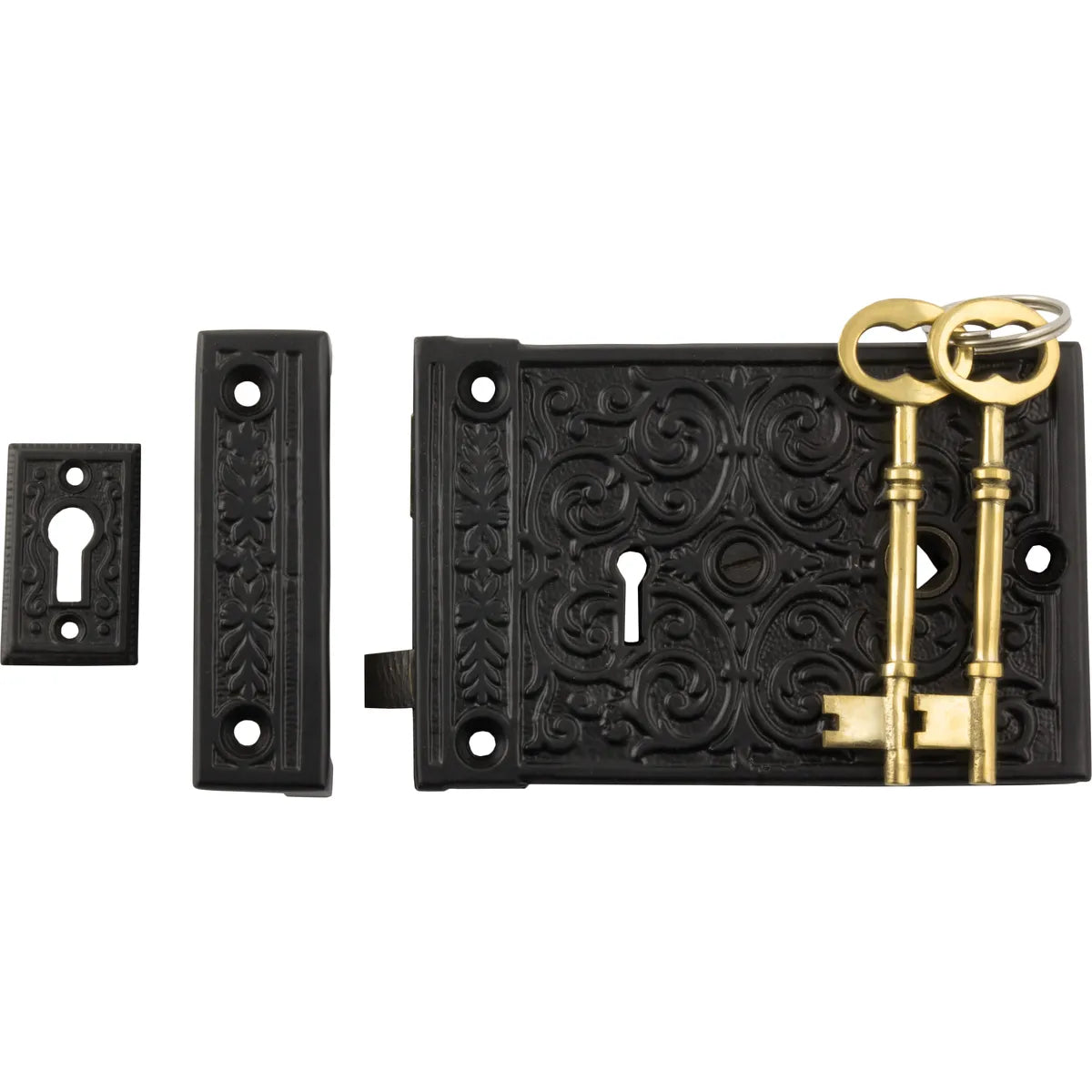 Ornate Rim Lock