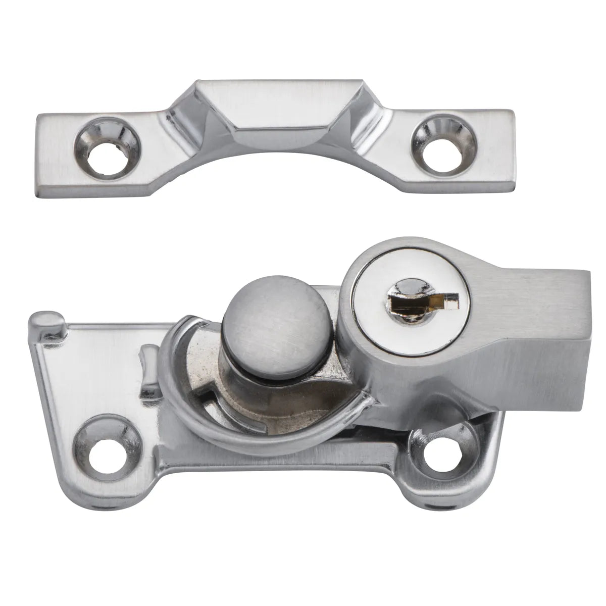 Wide Base Key Operated Locking Sash Fastener