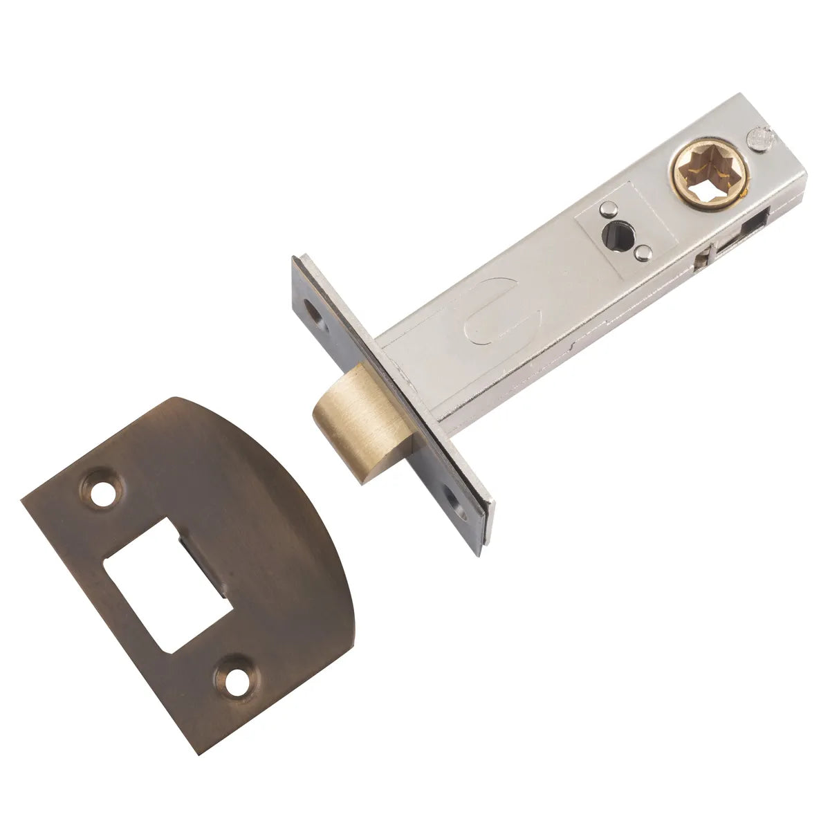Hard Sprung Split Cam Tube Latch - 70mm