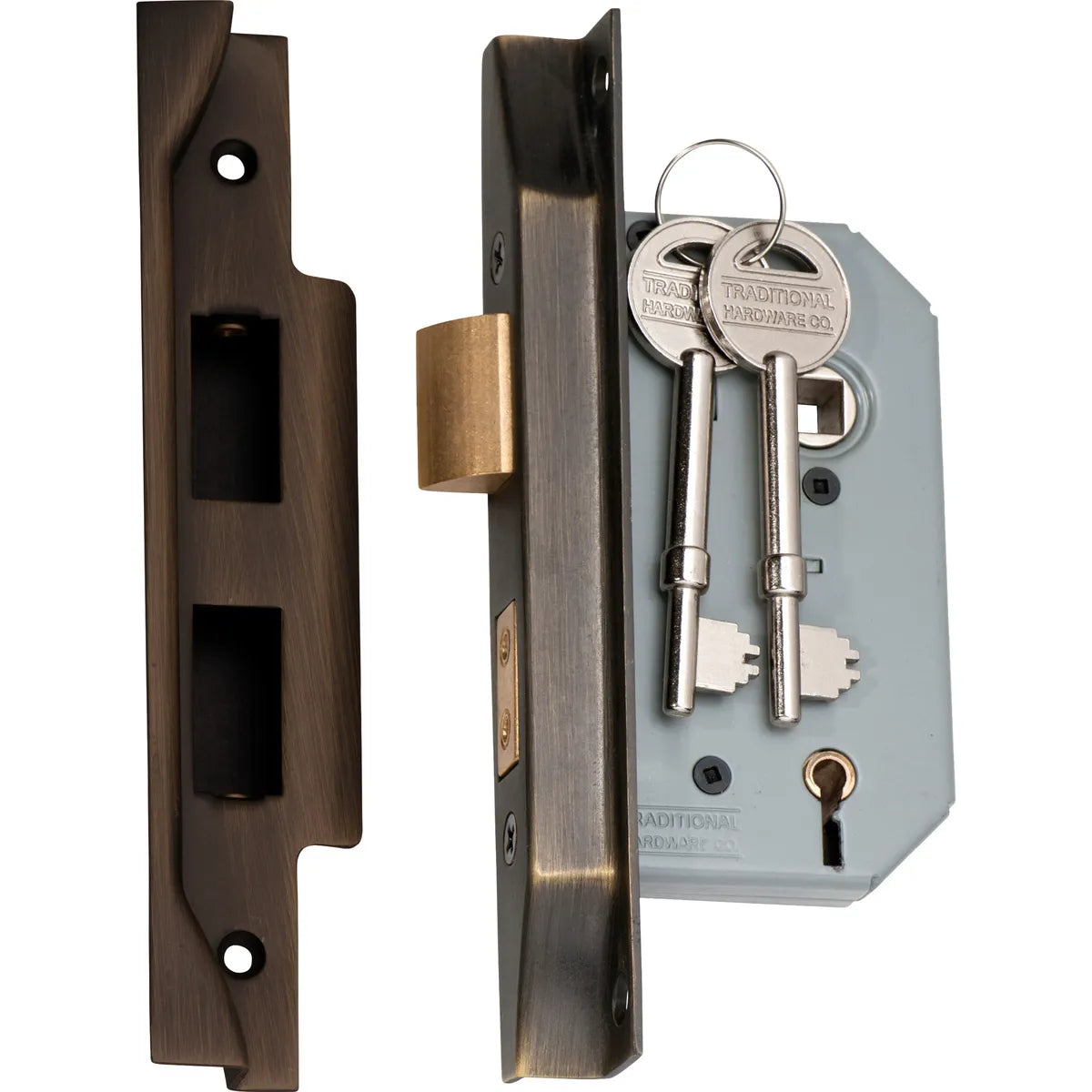 Rebated 5 Lever Mortice Lock - Backset 46mm
