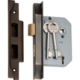 Rebated 5 Lever Mortice Lock - Backset 57mm