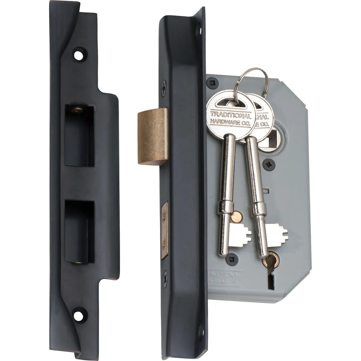 Rebated 5 Lever Mortice Lock - Backset 46mm