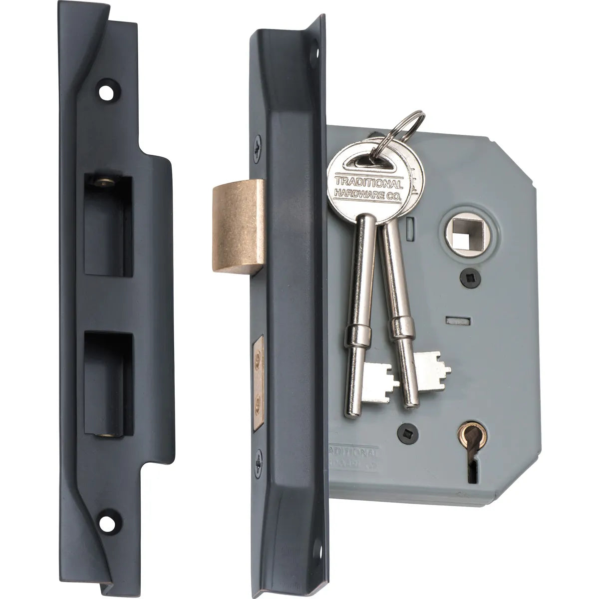 Rebated 5 Lever Mortice Lock - Backset 57mm