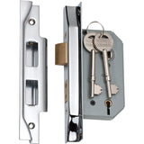 Rebated 5 Lever Mortice Lock - Backset 46mm