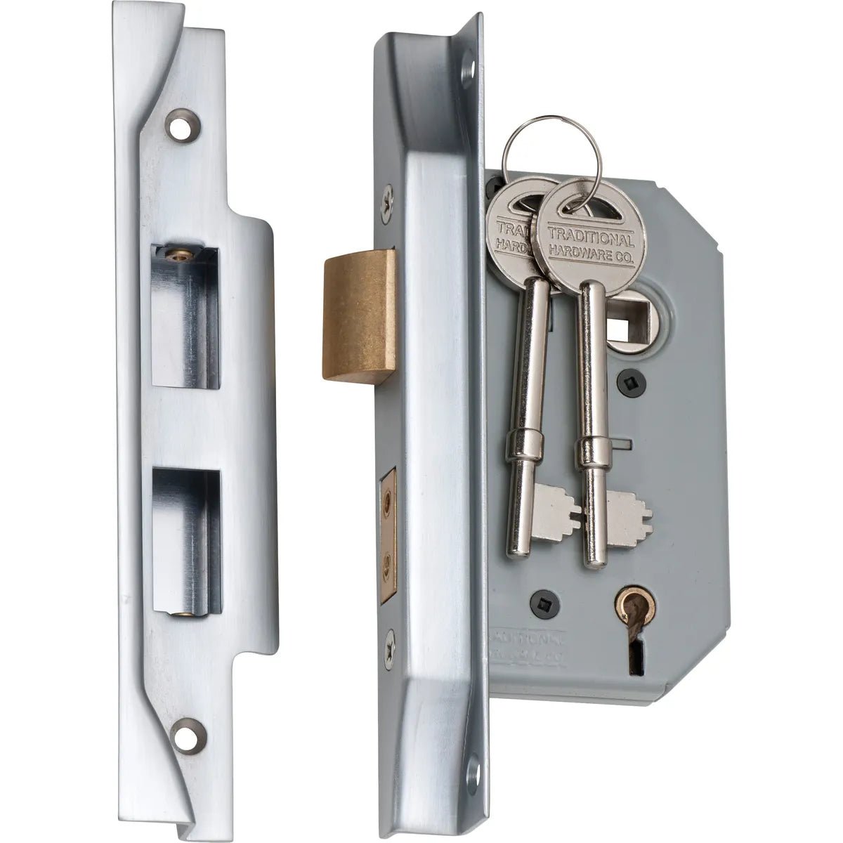 Rebated 5 Lever Mortice Lock - Backset 46mm