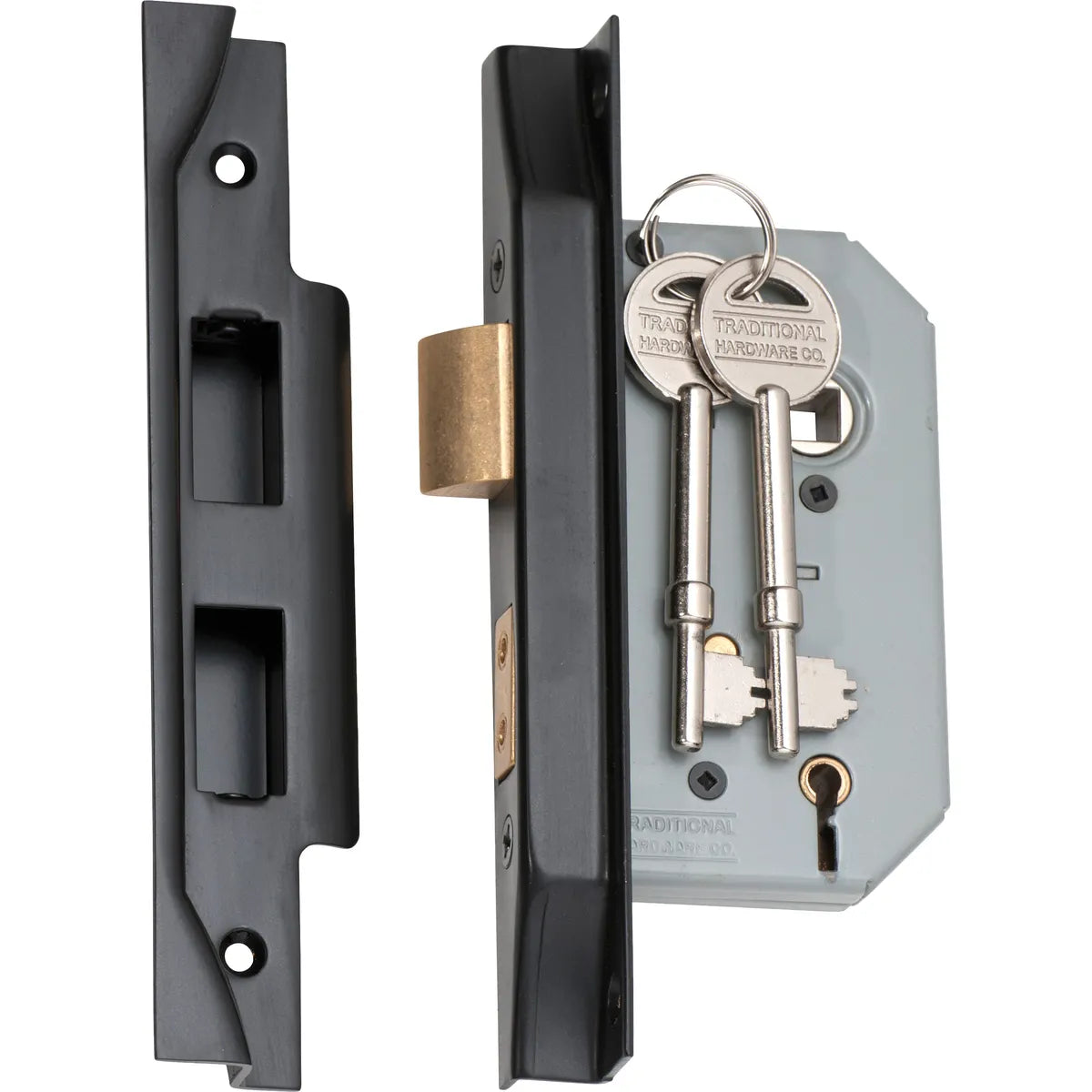Rebated 5 Lever Mortice Lock - Backset 46mm