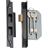 Rebated 5 Lever Mortice Lock - Backset 46mm