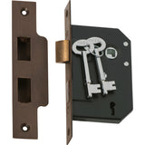 3 Lever Mortice Lock -  Backset 44mm