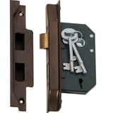 Rebated 3 Lever Mortice Lock - Backset 57mm