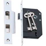 3 Lever Mortice Lock -  Backset 44mm