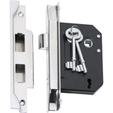 Rebated 3 Lever Mortice Lock - Backset 57mm