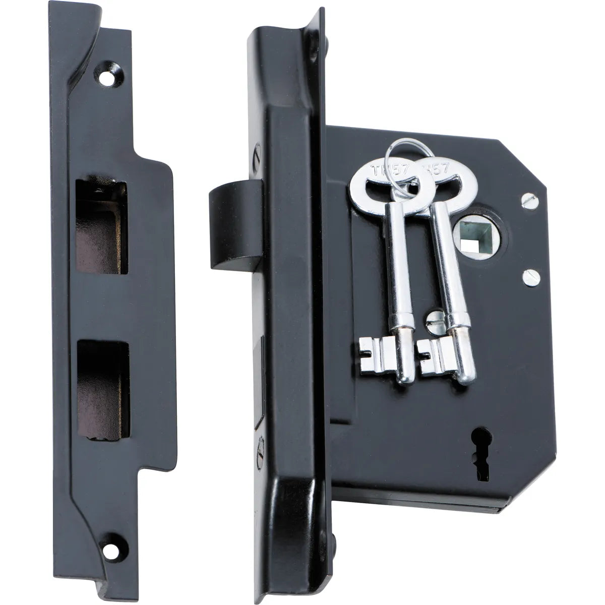 Rebated 3 Lever Mortice Lock - Backset 57mm