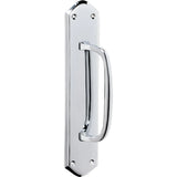Offset Pull Handle on Backplate - H250xW50xP50mm