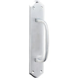 Offset Pull Handle on Backplate - H250xW50xP50mm