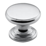 Flat Cupboard Knob - D25xP20mm