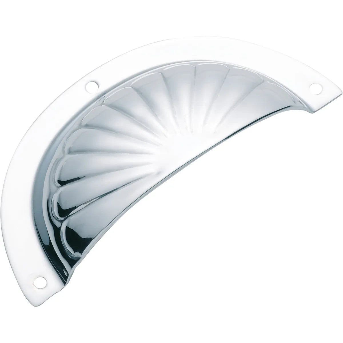 Fluted Drawer Pull - Sheet Brass