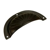 Fluted Drawer Pull - Sheet Brass