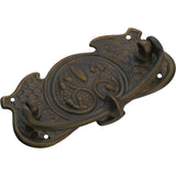 Nouveau Stamped Cabinet Handle - L100 x H54mm