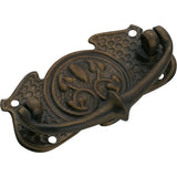 Nouveau Stamped Cabinet Handle - H35xW66mm