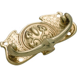 Nouveau Stamped Cabinet Handle - H35xW66mm