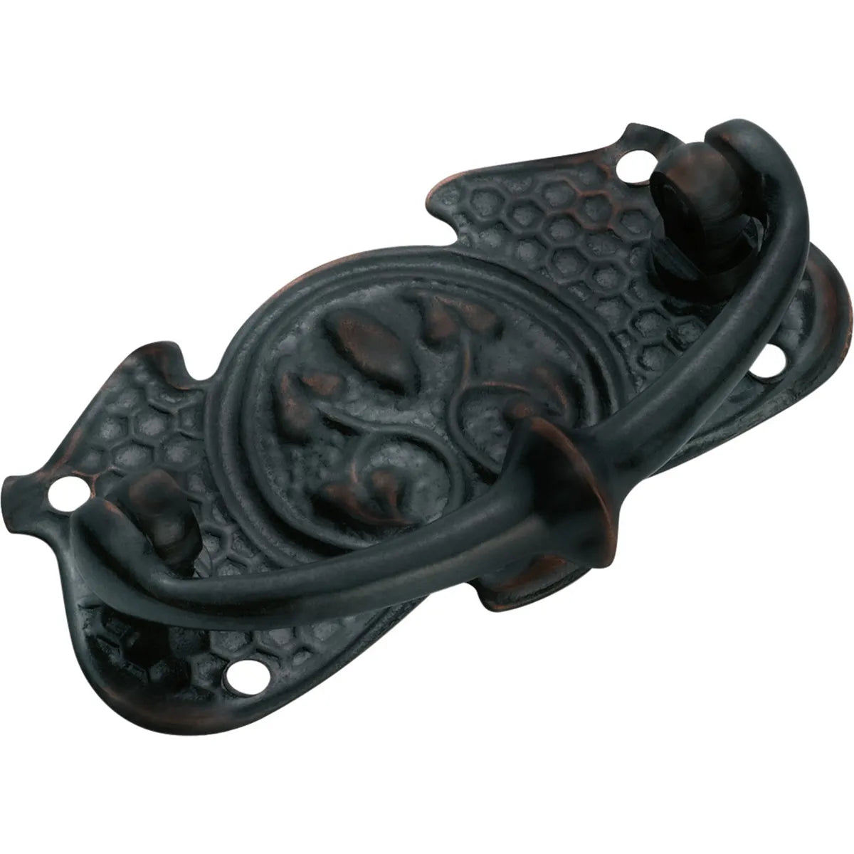 Nouveau Stamped Cabinet Handle - H35xW66mm