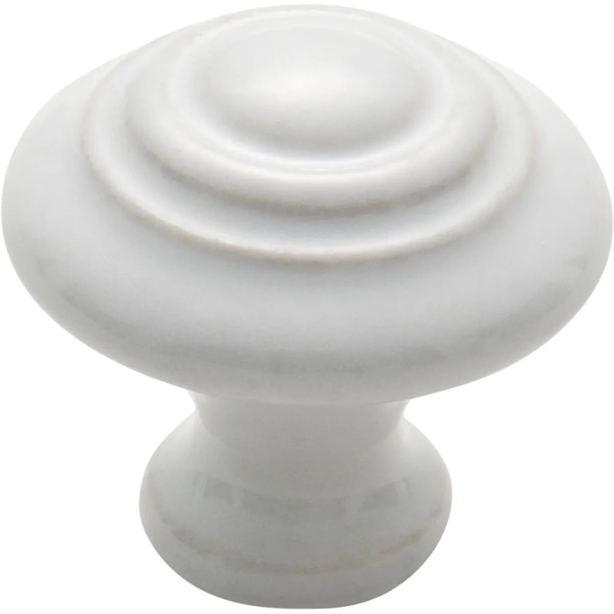 Domed Porcelain Cupboard Knob - D32xP31mm