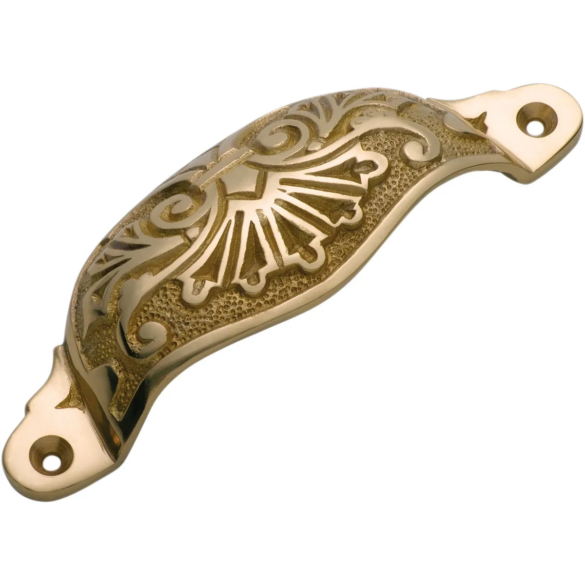 Ornate Cupped Drawer Pull
