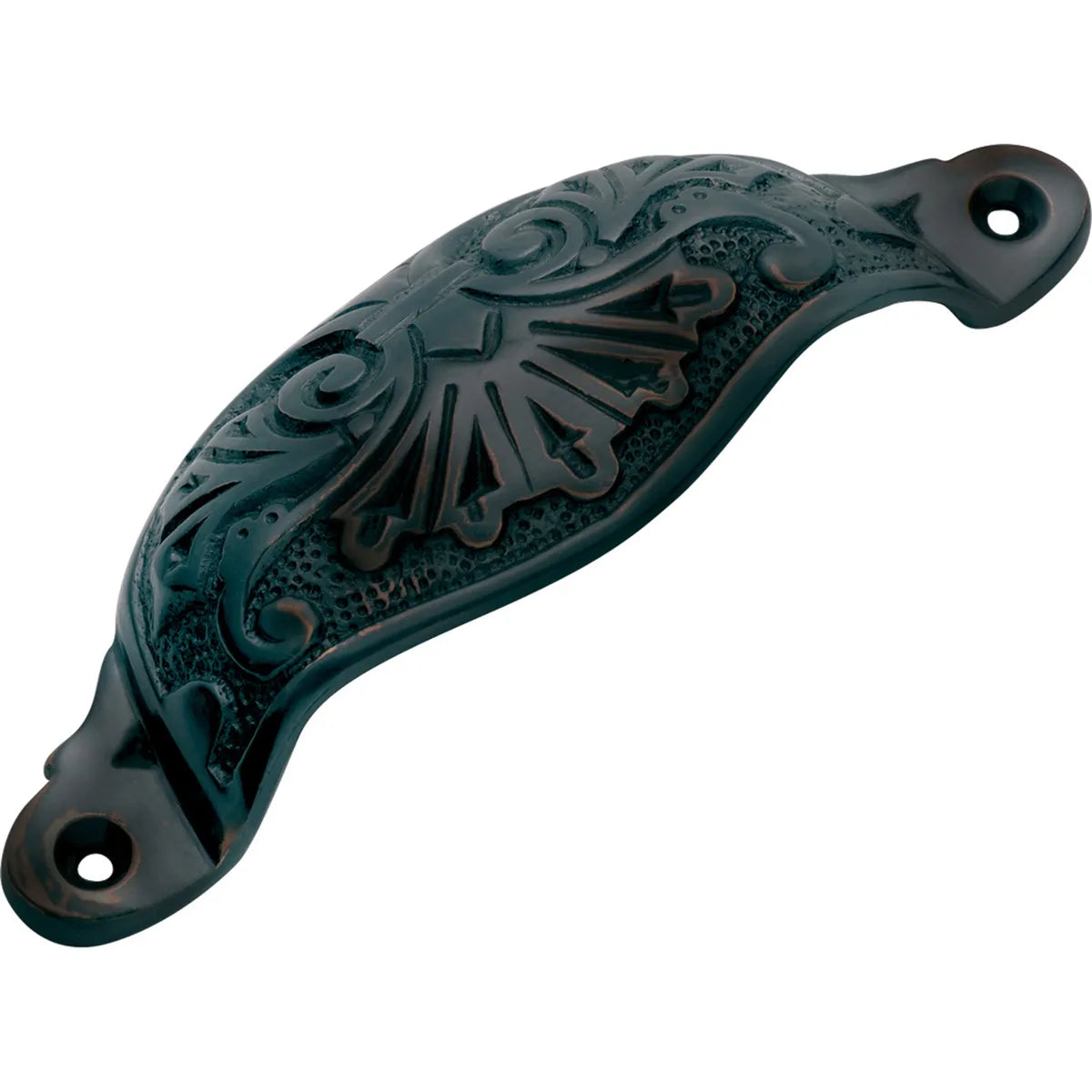 Ornate Cupped Drawer Pull