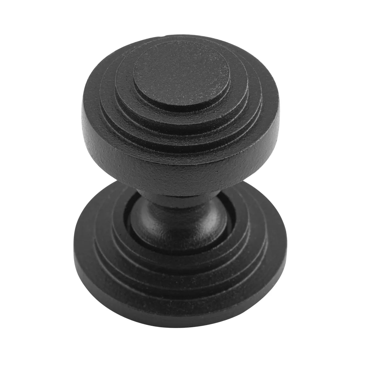 Stepped Cupboard Knob With Backplate