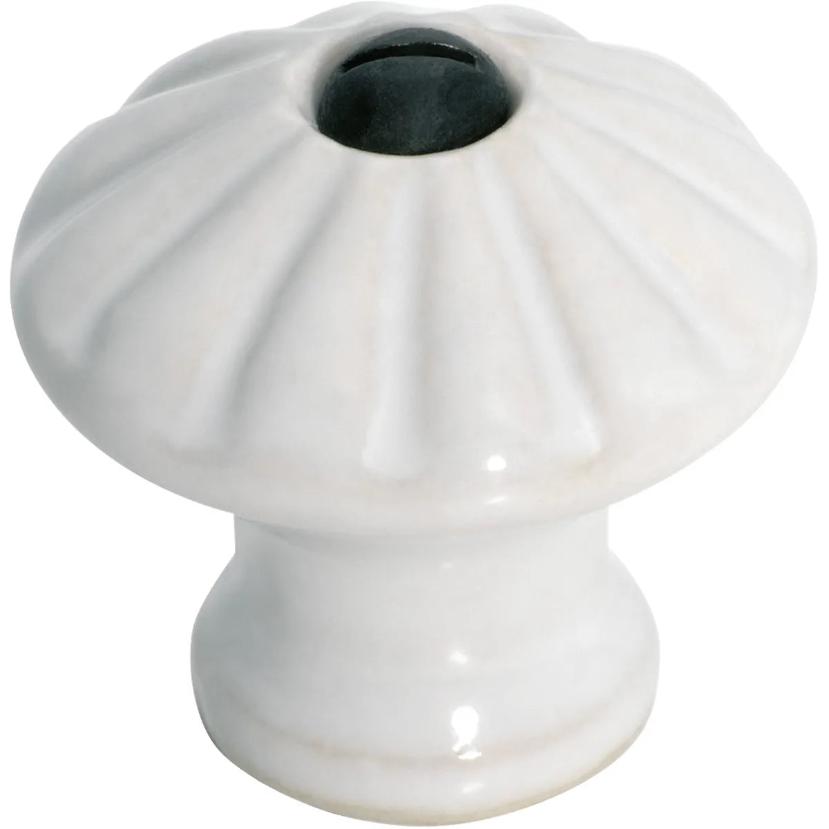 Fluted Porcelain Cupboard Knob