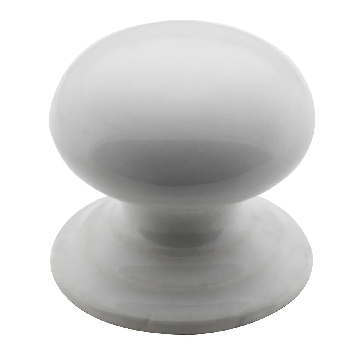 Round Porcelain Cupboard Knob - D38xP37mm