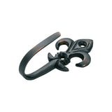 Fleur-de-lis Curtain Tie Back Hooks