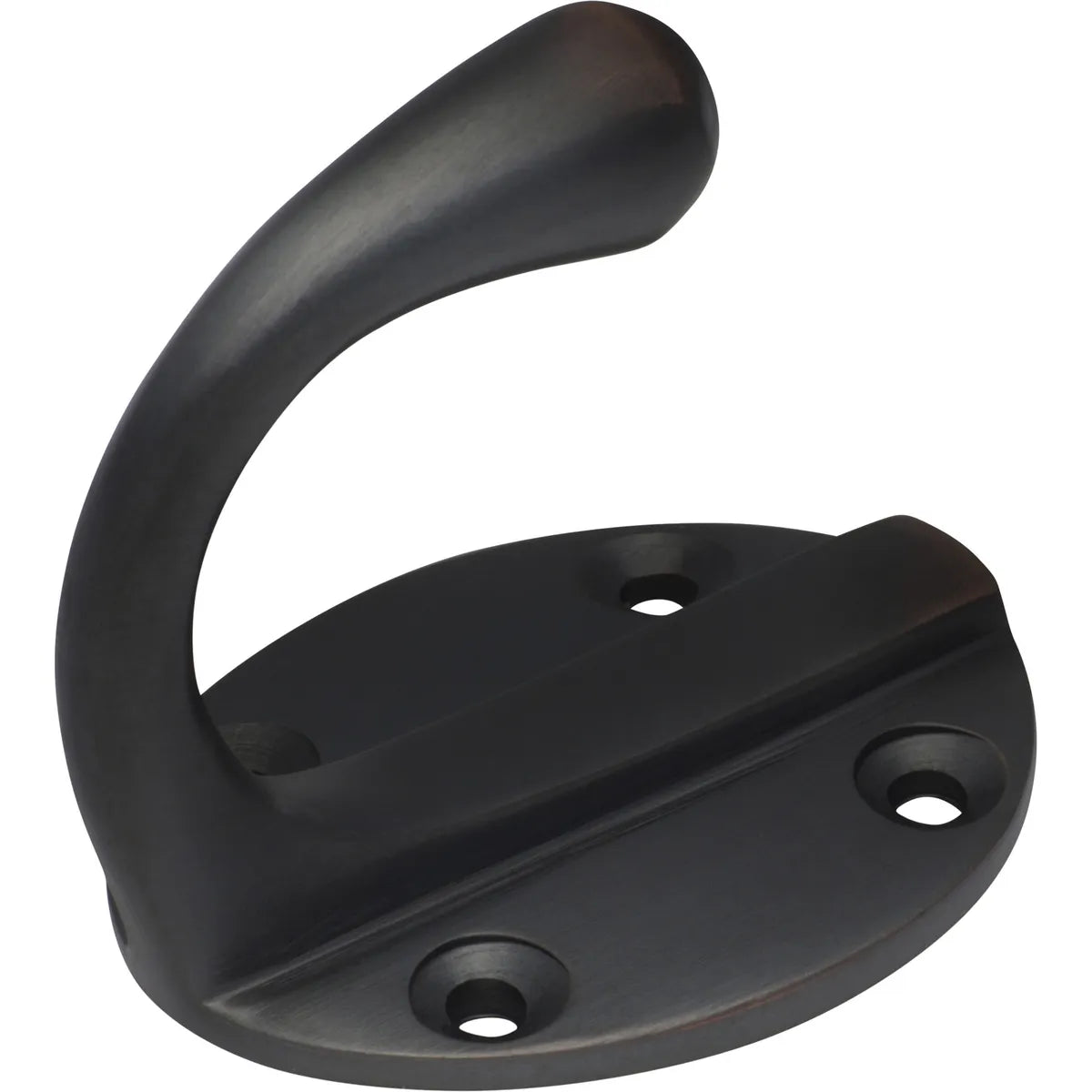 Single Robe Hooks - Oval Backplate