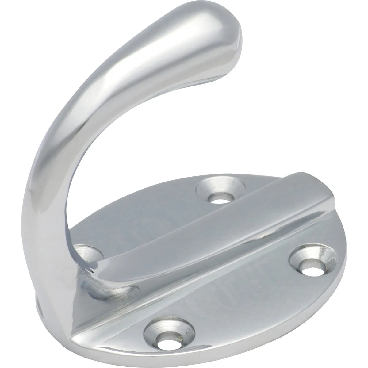 Single Robe Hooks - Oval Backplate