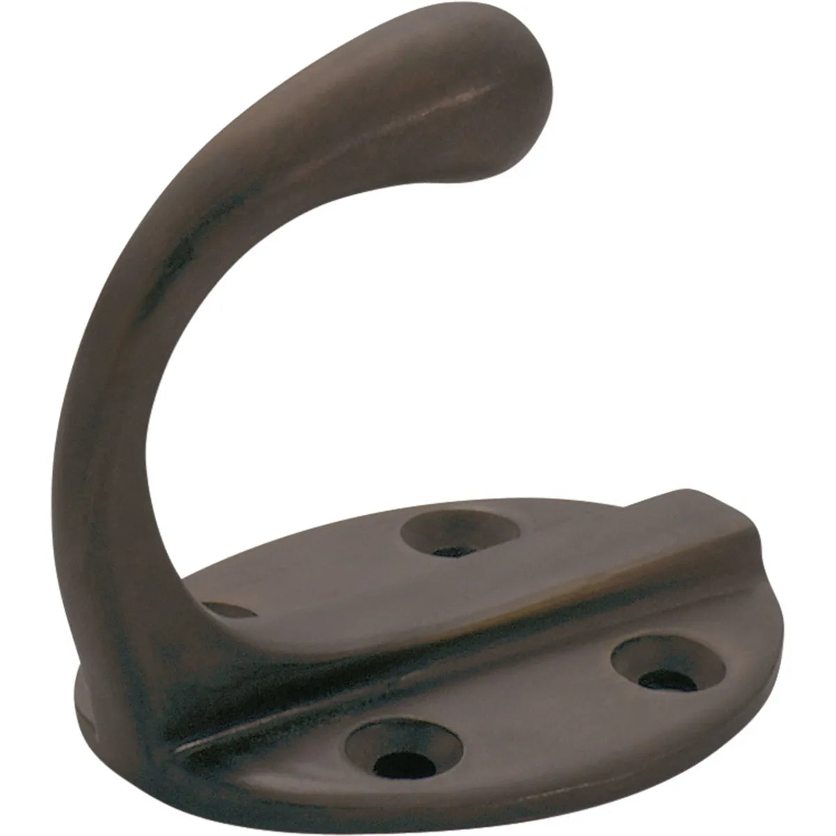 Single Robe Hooks - Oval Backplate