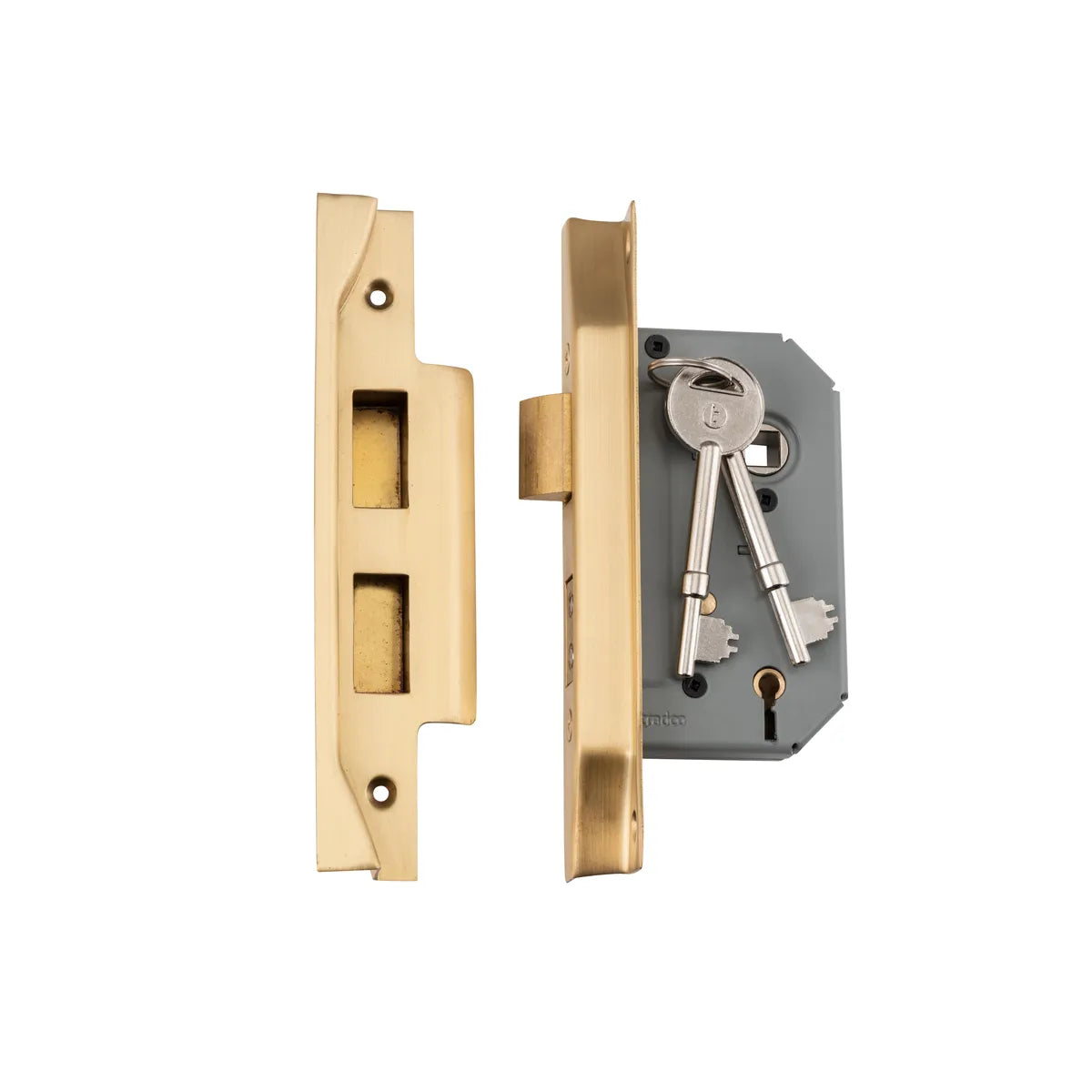 Rebated 5 Lever Mortice Lock - Backset 46mm