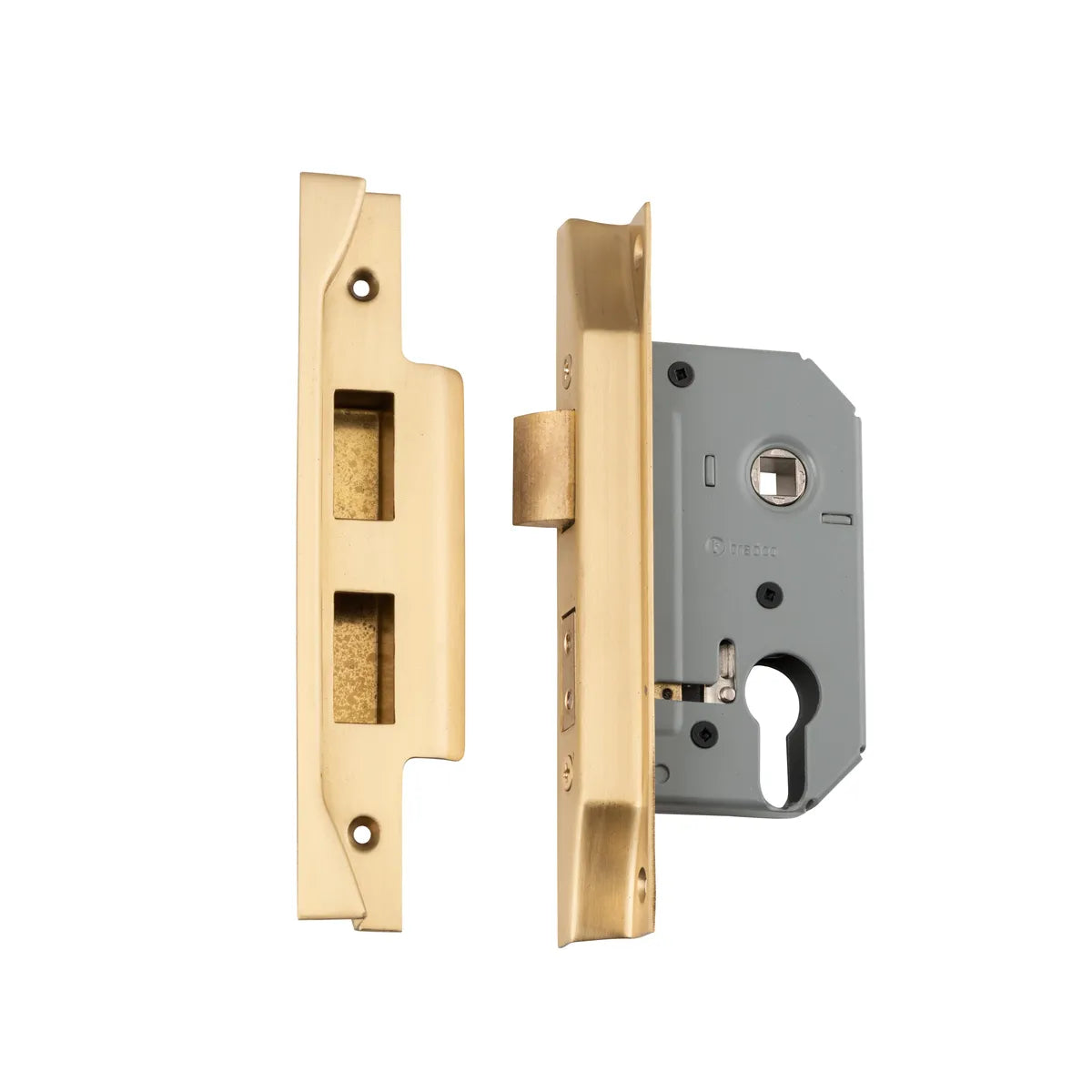 Rebated Euro Mortice Lock -  Backset 46mm