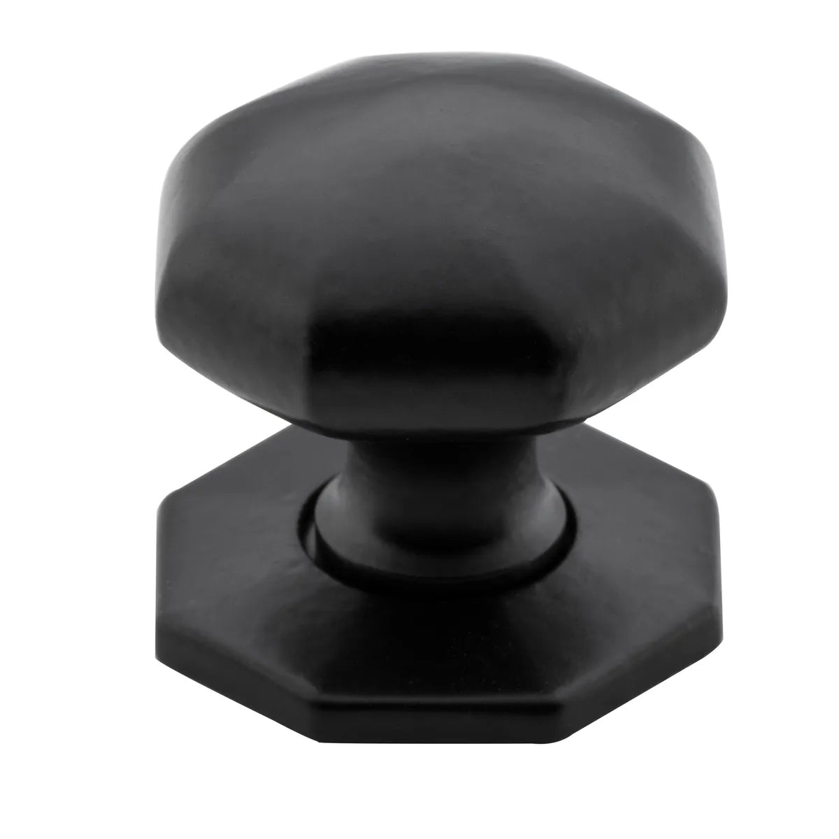 Octagonal Cupboard Knob - Iron D32xP36mm