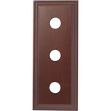 Triple Switch & Socket Wood Blocks - Classic Profile