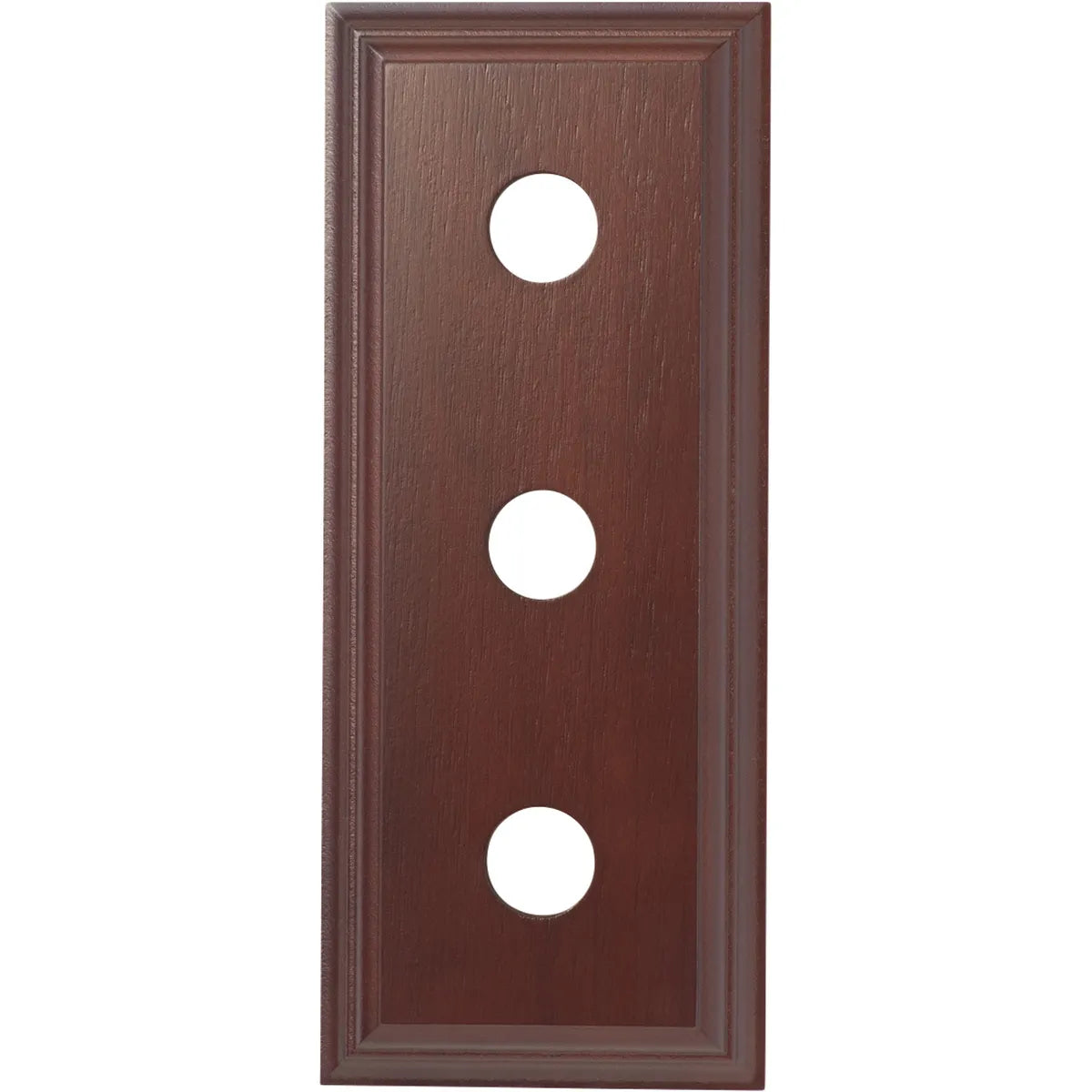Triple Switch & Socket Wood Blocks - Classic Profile