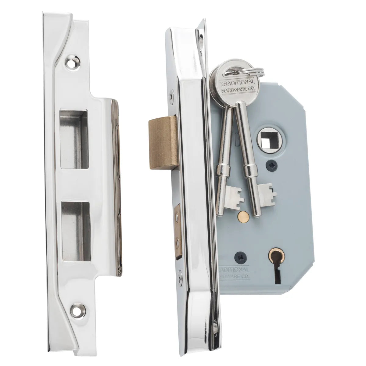 Rebated 5 Lever Mortice Lock - Backset 46mm